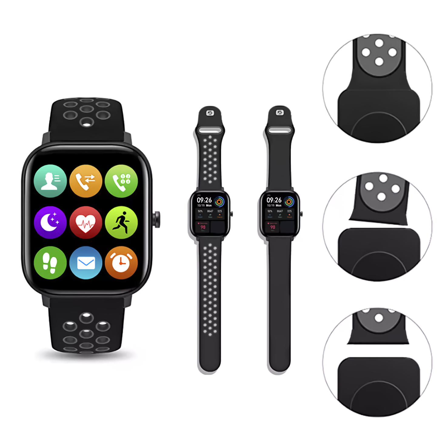 Reloj inteligente Watch T55 +auriculares