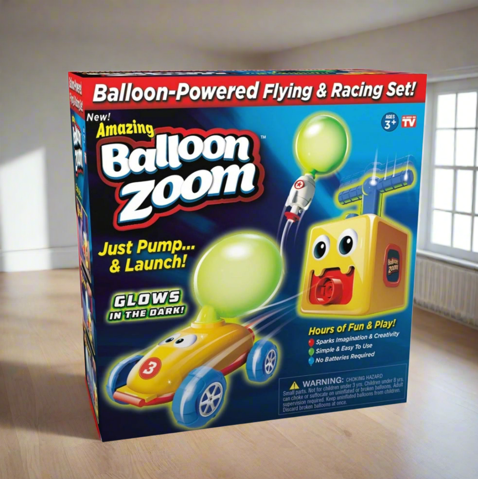Balonzoom™ AUDAZ GloboCoche COHETE y Astronauta