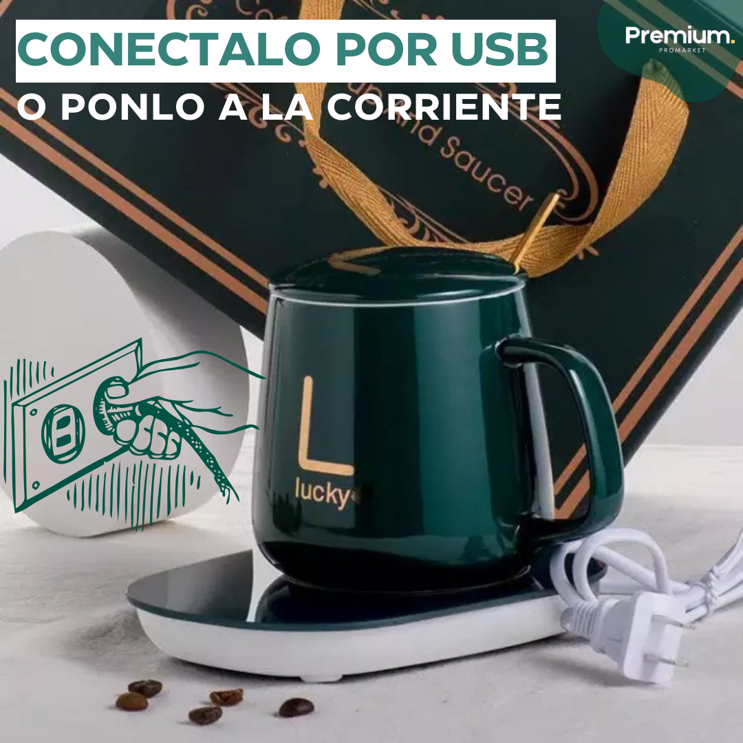 Taza Con Calentador Electrico