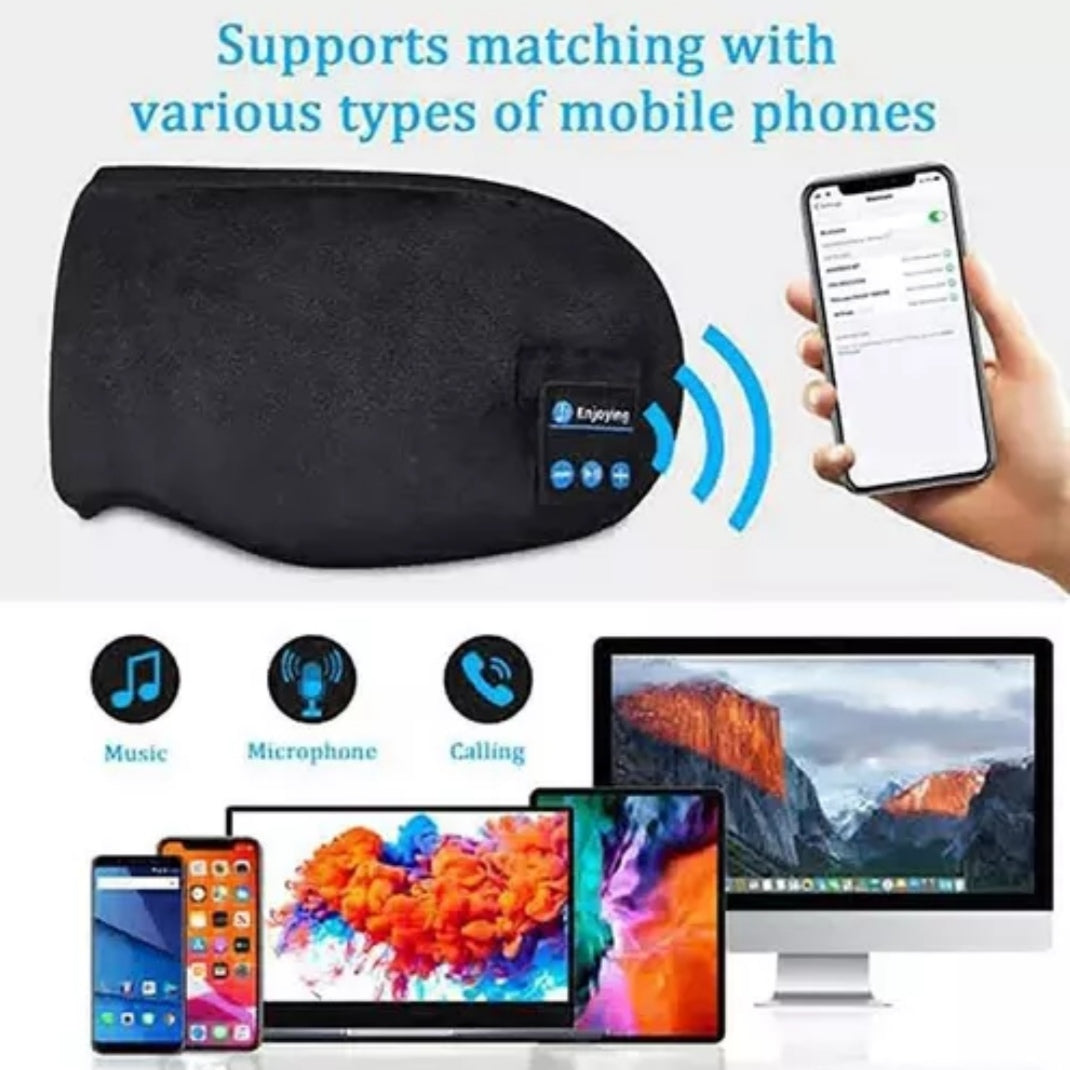 Antifaz Con Audifonos Para Dormir