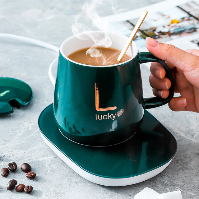 Taza Con Calentador Electrico